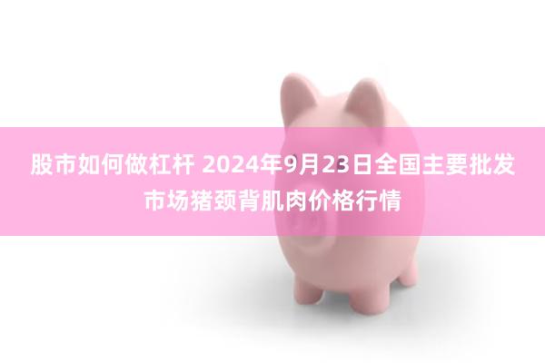 股市如何做杠杆 2024年9月23日全国主要批发市场猪颈背肌