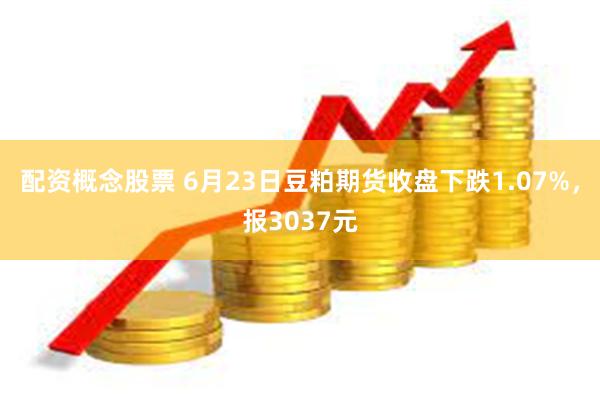 配资概念股票 6月23日豆粕期货收盘下跌1.07%，报303